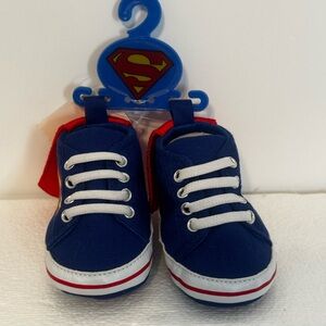 DC Comics Superman Navy & Red Baby Walker Sneakers